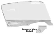 1965-66 Ford Mustang Fastback Door Glass Kit w/Window Frame & Glass -LH