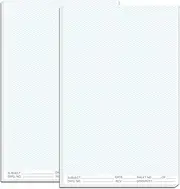 2 Pack 100 Sheets 11" x 17" Isometric Graph Paper Pad Landscape for 3D Designs Architecture Landscaping Engineering Drafting (Portrait)