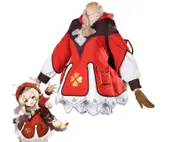 Genshin Impact Klee Costume Anime Comicon Gaming Cosplay Outfit