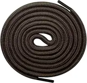 [Smart Laces] 4mm Round Shoelaces Coloured Cord Suitable for Adult and Kids Sport Trainers Hi-tops Football Rugby Boots Laces, Brown, 120