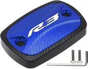Motorcycle Accesorios Front Brake Clutch Cylinder Fluid Reservoir Cover Compatible with Yamaha MT03 MT25 YZF R3 R25 MT 03 R3(R3 Blue)