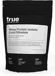 Vanilla Whey Protein Isolate Cold-Filtration - 100% Whey Protein Powder - 27g Protein per Serving - Mixes Easily and Tastes Great - Third Party Tested - French Vanilla - 1lb