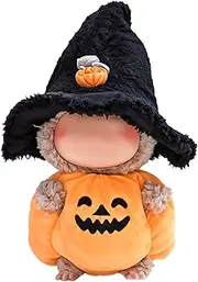 GerdfeiTawtab Clothes for LABUBU Plush Doll, Fashion Doll Clothes Outfit Set Cute Theme Designer Plush Toys Dress Accessories for Collector Fans Display Case (Little Pumpkin)