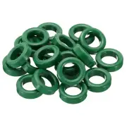 20Pcs Ferrite Toroid Core, Toroid Core 0.9"ODx0.6"IDx0.26"H Ferrite Rings, Green