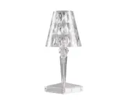 Diamond Table Lamp USB Rechargeable Acrylic Decoration Desk Lamps Bedroom Bedside Night Light Bar Crystal Lighting Fixtures Gift - Tricolor White USB plug 1pc