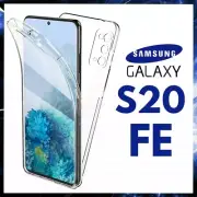 For SAMSUNG GALAXY S20 FE 360 CLEAR CASE FRONT AND BACK TPU SILICONE PHONE COVER