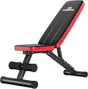 NICEPEOPLE Basic Adjustable Weight Bench for Home Gym, 660LBS Weight Capacity, 8 Backrest Positions, Foldable Workout Bench