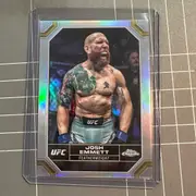 2024 Topps Chrome UFC - JOSH EMMETT Silver Refractor Card #100