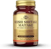 Solgar - Reishi Shiitake Maitake Mushroom Extract Vegetable Capsules 50 Count