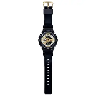 CASIO 卡西歐 G-SHOCK 110系列金銀雙色女錶 手錶 GMA-S110GB-1A