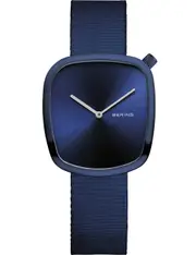 Bering 18034-397 Blue Textile Womens Watch