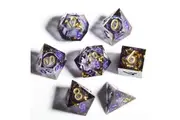 Dudley's Gallery - Etherealness Sharp Edge Liquid Core Resin Dice Set