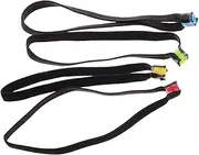 NOLITOY 4PCS Elastic Fishing Line Spooler Kit Tippet Spool Rings for Easy Threading Secure Line Management Durable Fishing Accessories for Beginners Enthusiasts