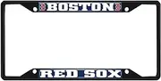 Fan Mats 31299: Boston Red Sox Metal License Plate Frame Black Finish