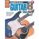 【MUSICSALES】10 EASY LESSONS - GUITAR (BOOK+CD+DVD)