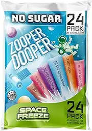 Zooper Dooper No Sugar Added Icy Poles 24 x 70ml, Icypole, Ice Lolly, Ice Lollies, Ice Pops, Freeze Pops, Summer Popsicle