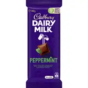 Cadbury Dairy Milk Peppermint Chocolate Block 180g