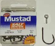 Mustad 10827NP-BN-7/0 Livebait Hooks 25CT