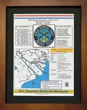Mobile Riverine Force Patch and History in Vietnam 11" x 14" Task Force - 117