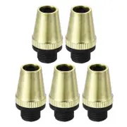 Cable Glands Strain Relief Cord Grips Metal Gold 5Pcs for Wiring Hanging Light