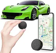 Mini GPS Tracker for Vehicles:Tracker Device for Vehicles No Subscription No Monthly Fee GPS Tracker for Car Kids Dogs Trucks Magnetic GPS Tracking Device Portable Real-Time Tracking (PG12)
