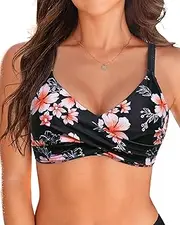[Aqua Eve] Women Underwire Bikini Top Only - Push Up Bathing Suit Top Padded Swim Bra 2025 Swimsuits Top