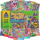 Mega Variety Pack of 1260 Scratch and Sniff Stickers - 15 Unique Scents - Fun an