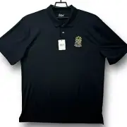 Oxford America Mens Polo Golf 2XL XXL Black Shirt, Universal Orlando 25th