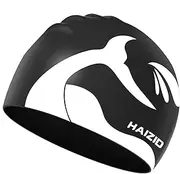 Adult Swimming Cap - Silicone Swimming Hat | Durable Non-Slip Swim Cap Protect Ears, Waterproof Swimming Hat, Stretchable Swimming Cap, Non-Slip Silicone Swim Cap for Adults, Older Kids