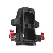 Universal 1/4"&3/8" Baseplate With Dual 15mm Rod Rail Clamp For Camera Cage b