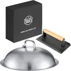Griddle Accessories, Flat Top Grill Accessories.Commercial Quality Cast Iron Gri