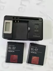 BL-6F battery + LCD universal charger for NOKIA N78 N79 N95 6788 6788I BL6F