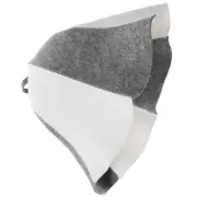 2 Pieces Felt Sauna Hat Captain Wool Steampunk Hats for Men