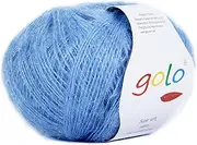 golo Mohair Yarn for Hand Knitting Cashmere Yarn for Weaving Added Glitter and Silver Line