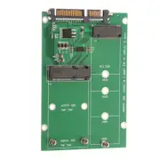 1x Replacement SATA III 3 7+15 Pin To M2 (NGFF) B+M KEY and MSATA SSD Adapter