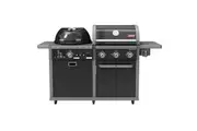 Coleman Revolution Dual Fuel Gas & Charcoal BBQ Barbeque Cooker Black Gloss