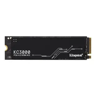 【Kingston 金士頓】KC3000 512GB M.2 2280 PCIe 4.0 ssd固態硬碟 (SKC3000S/512G) 讀 7000M/寫 3900M