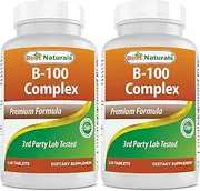 [Best Naturals] B 100 Complex 120 Tablets (B Complex Vitamins) (120 Count (Pack of 2))