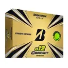 BRIDGESTONE E12 CONTACT 2021 MATTE GREEN 4 DOZEN GOLF BALLS - VALUE PLUS!