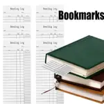 BOOK TRACKER 書籤紙 - 學生文具用品 - 多功能書籤紙卡 - 閱讀標記學習卡 - 實用、耐用