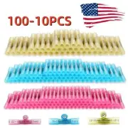 20-300PCS Heat Shrink Butt Wire Splice Connectors Crimp Terminals AWG22-10 US