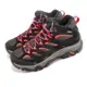 Merrell 戶外鞋 Moab 3 Mid GTX 女鞋 黑 橙 防水 登山鞋 郊山 黃金大底 中筒 襪套 ML037204