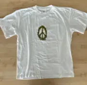 Travis Scott x Rolling Loud Cali 2017 Peace Tee White XL