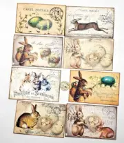 8-Easter-Vintage Style-Ephemera-Junk Journal-Smooth Cardstock-Post Cards