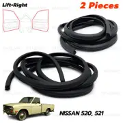 For Nissan 520 521 Pick UP 1966 '72 Front Lh+Rh Door Rubber Seal Weatherstrip