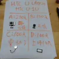 在飛比找蝦皮購物優惠-二手手機零件便宜賣，HTC U Ultra u-1u ，螢幕