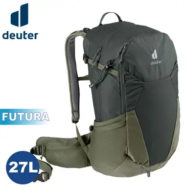 【德國 deuter】FUTURA 透氣網架 背包 27L『薑黃』3400321