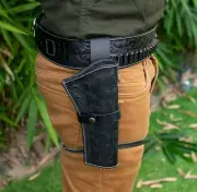 CHRISTMAS GIFT 22cal smith and Wesson gun holster with ammo belt pistol model