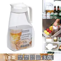 在飛比找momo購物網優惠-【Lustroware】日本岩崎按壓式耐熱冷水壺3L