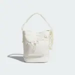 【ADIDAS 愛迪達】W BUCKET BAG 水桶包 肩背包 斜背包 隨身包 手提 休閒 簡約 米白(JF1209)